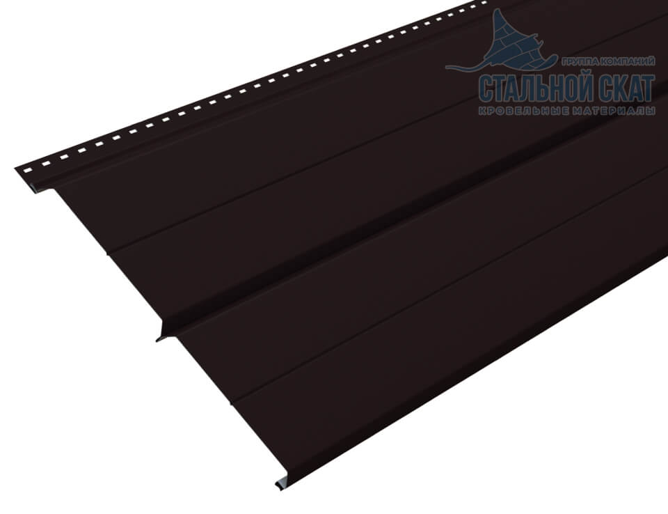 Фото: Сайдинг Lбрус-XL-Н-14х335 (VALORI-20-DarkBrown-0.5) в Кашире