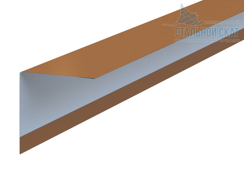 Планка угла наружного 50х50х2000 (PURMAN-20-Argillite-0.5) в Кашире