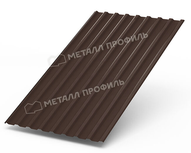 Фото: Профнастил МП20 х 1100 - R (Steelmatt-20-8017-0.4±0.08мм) в Кашире