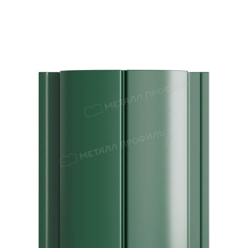 Штакетник металлический МП ELLIPSE-T 19х126 Двусторонний (ПЭД-01-6005\6005-0.45).