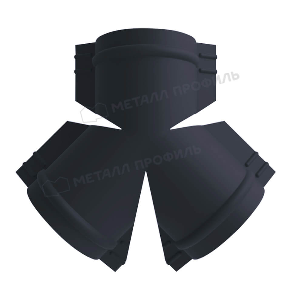 Y-образный тройник для круглого конька R110 (PureTech_Mat-20-7021-0.5)