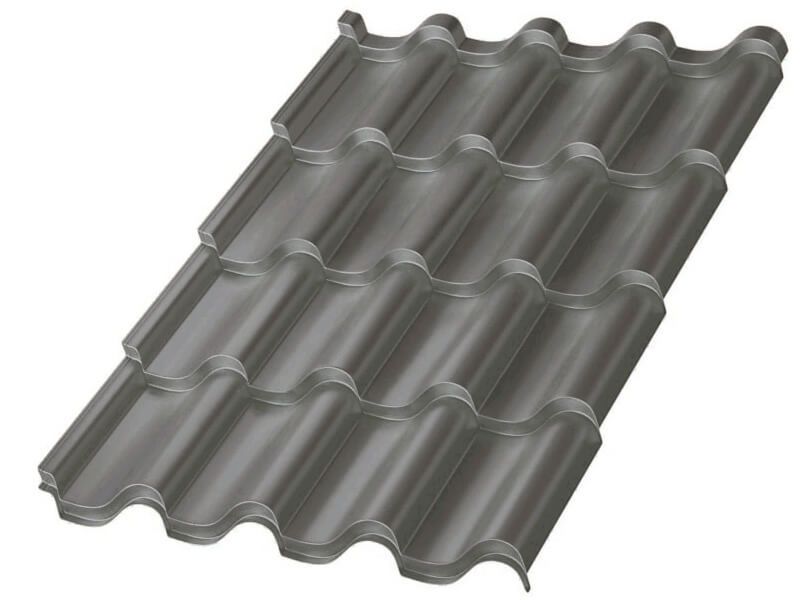 Металлочерепица МП Монтерроса-ML (PURETAN-20-RR23-0.5)
