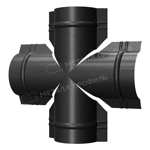 Четверник для круглого конька R110 (PURMAN-20-9005-0.5)